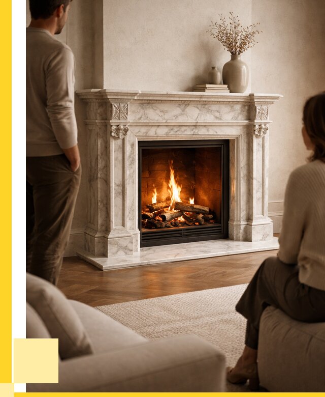 Мраморные камины под ключ в Кузнецке от 260600 р. | ЭриданКнц