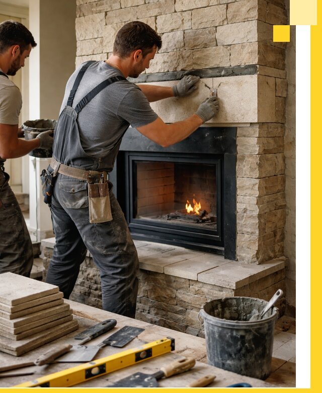 Проектирование и установка открытых каминов в Кузнецке