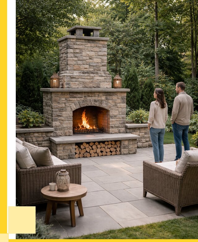 Уличные камины из кирпича в Кузнецке от 156360 р. | ЭриданКнц