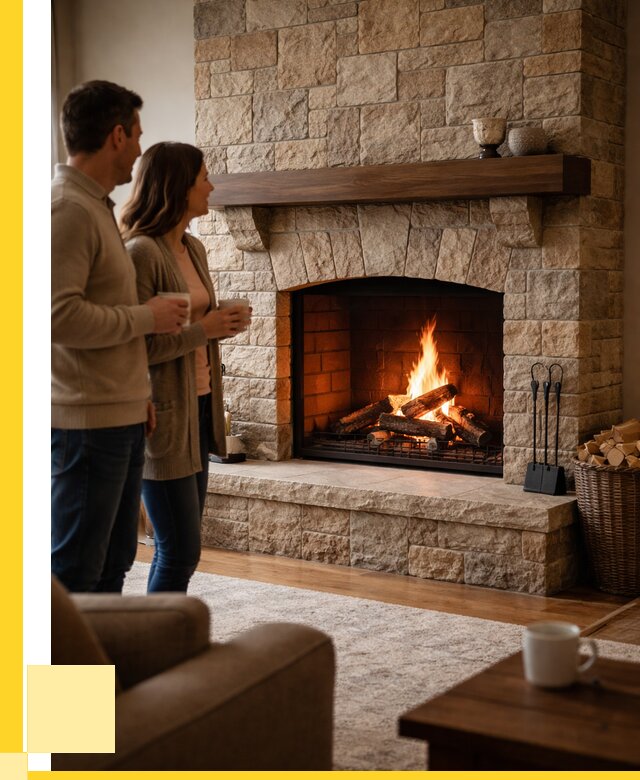 Каменные камины на заказ в Кузнецке от 187632 р. | ЭриданКнц