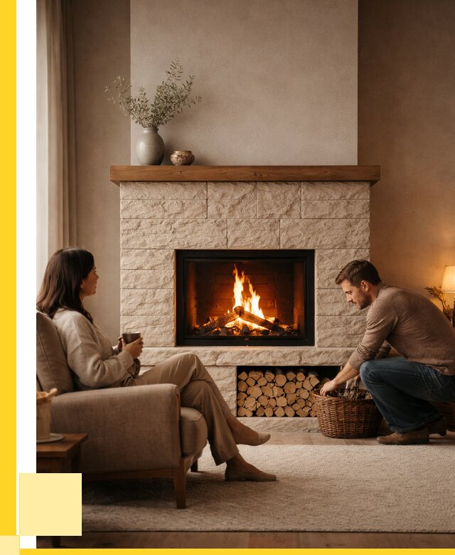 Камины для дома в Кузнецке под ключ от 156360 р. | ЭриданКнц