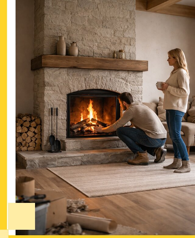 Камины для загородного дома в Кузнецке от 364840 р., ЭриданКнц