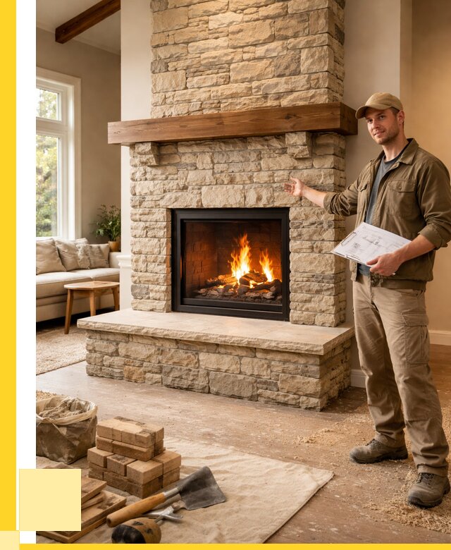 Камины под ключ в Кузнецке от 187632 р. | ЭриданКнц — установка