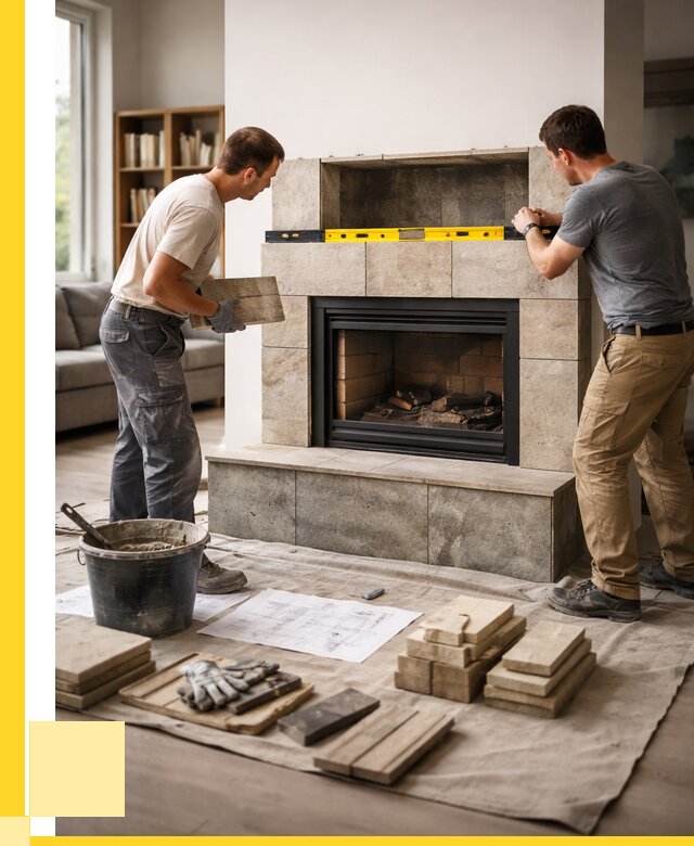 Монтаж каминов и установка в Кузнецке от 46908 р. | ЭриданКнц