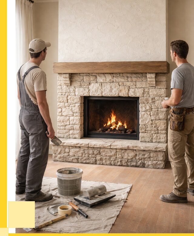 Отделка каминов в Кузнецке от 6776 р. под ключ | ЭриданКнц