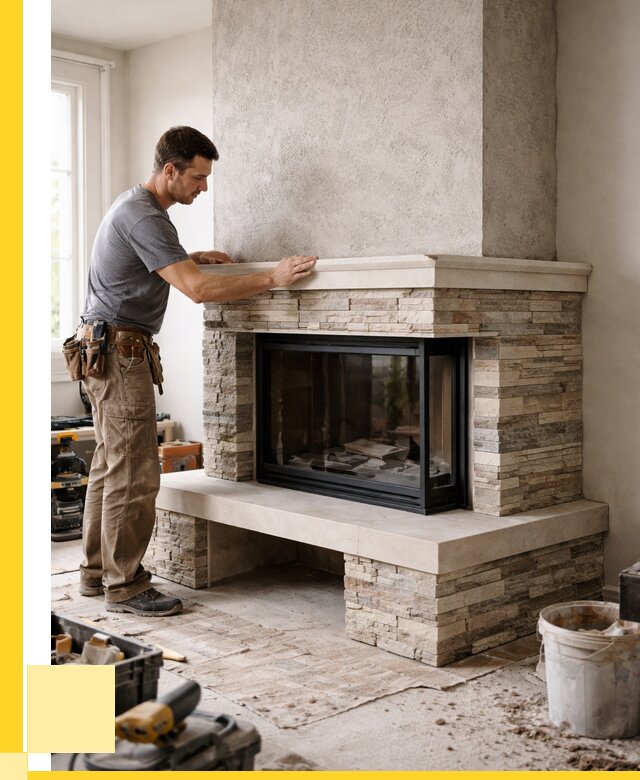 Изготовление каминов под ключ в Кузнецке от 156360 р. | ЭриданКнц