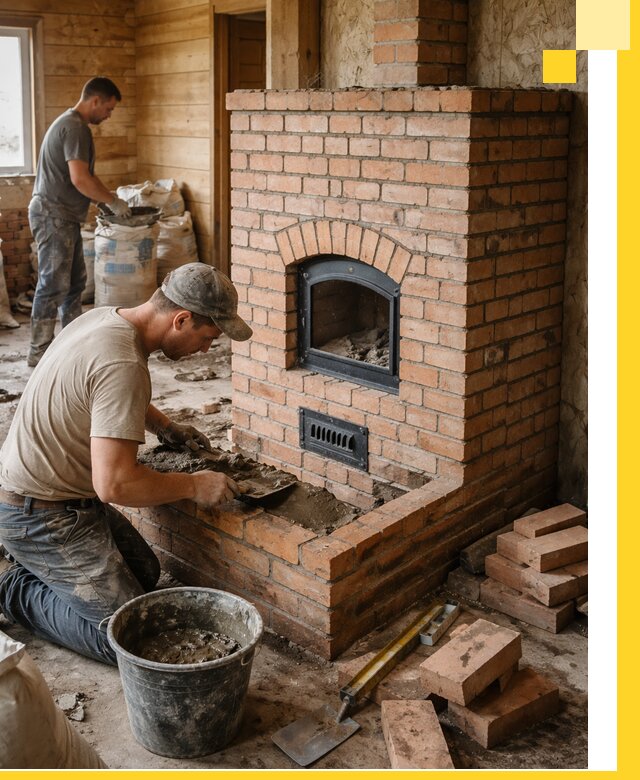 Профессиональное строительство печей в Кузнецке под ключ