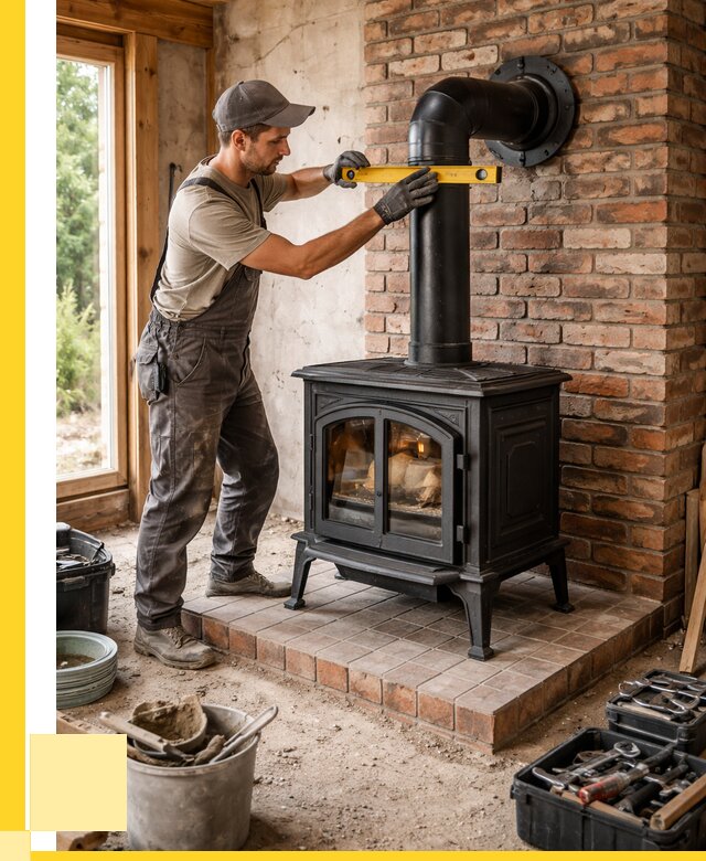 Монтаж печей установка банной печи в Кузнецке от 15636 р. | ЭриданКнц