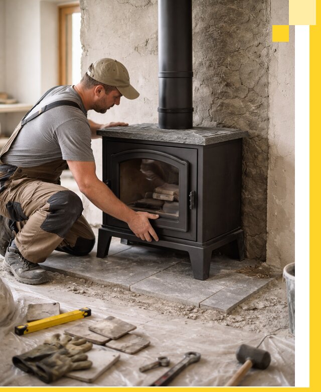 Профессиональный монтаж печей и каминов в Кузнецке под ключ