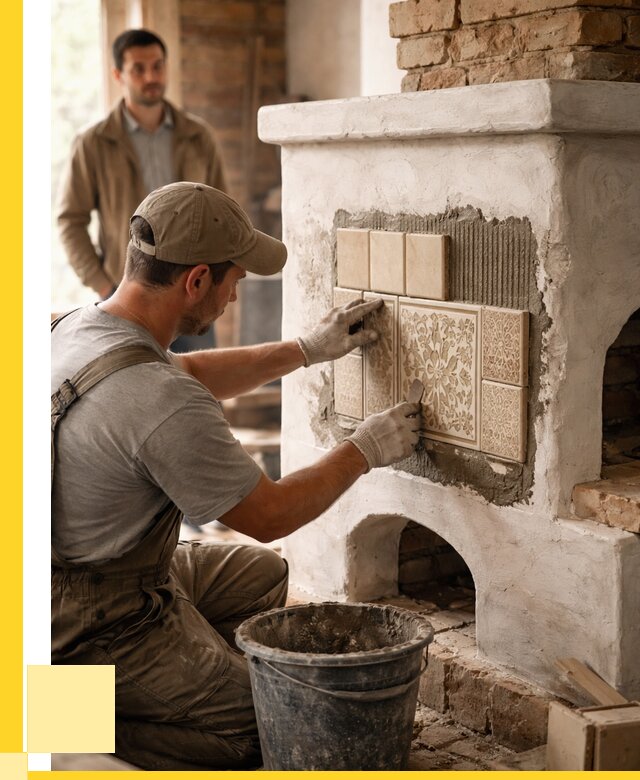 Отделка печей и банных печей в Кузнецке от 36484 р. | ЭриданКнц