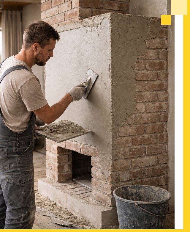 Отделка печей и облицовка каминов в Кузнецке под ключ