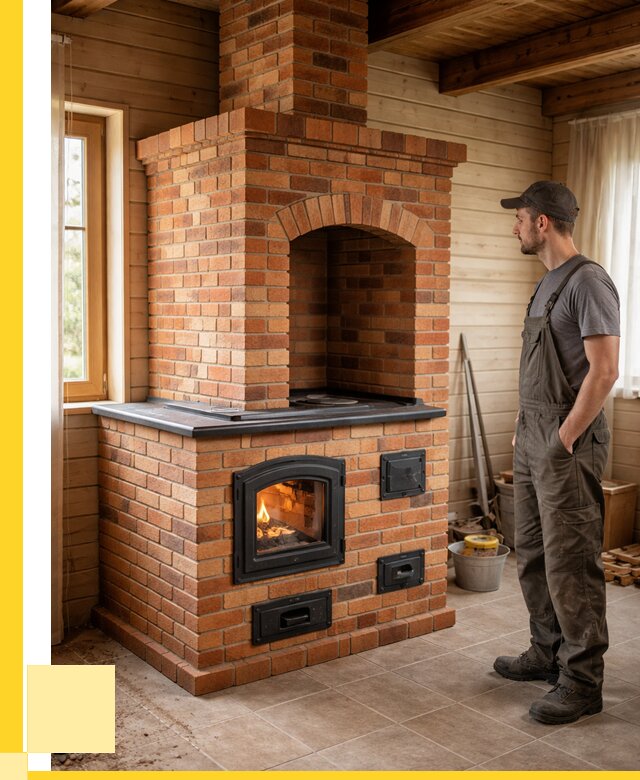 Кирпичные печи в Кузнецке: купить от 156360 р. | ЭриданКнц