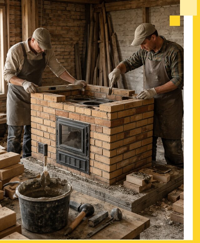 Изготовление и установка варочных печей под ключ в Кузнецке