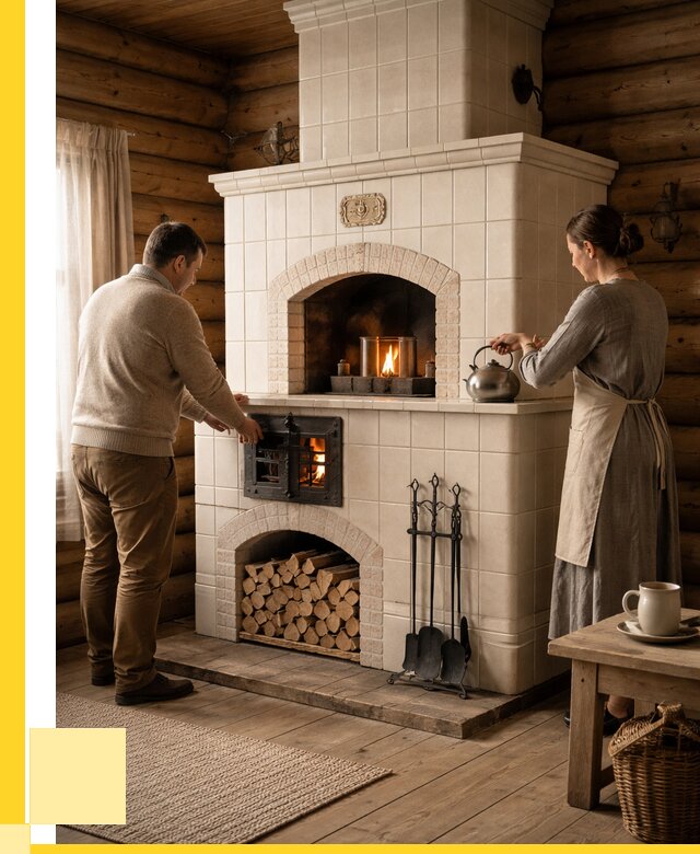 Русские печи в Кузнецке: установка от 156360 р. ЭриданКнц