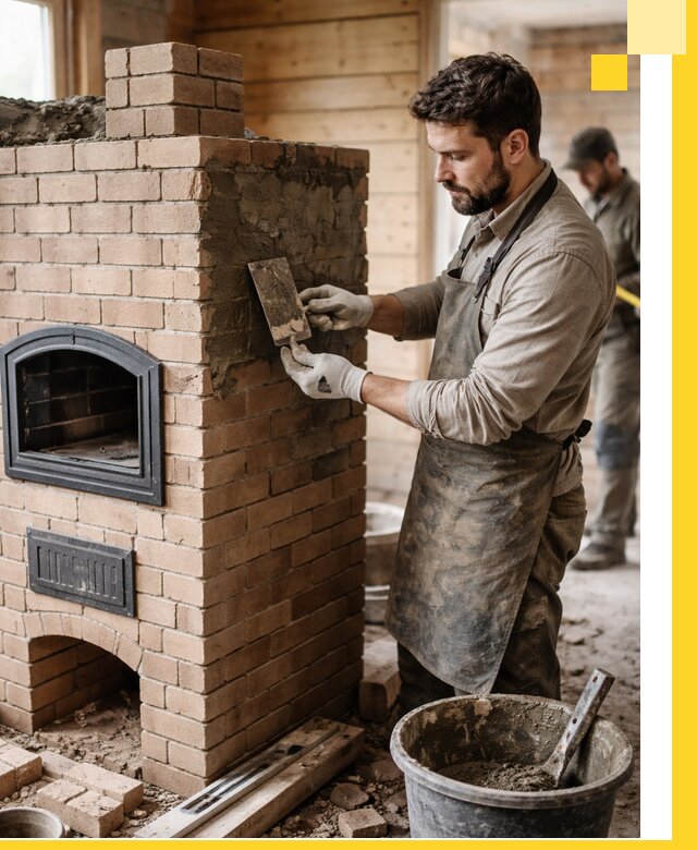 Изготовление и установка печей-шведок под ключ в Кузнецке