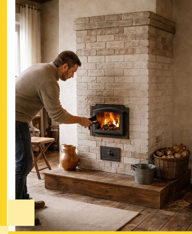 Печь голландка из кирпича в Кузнецке от 88604 р. | ЭриданКнц