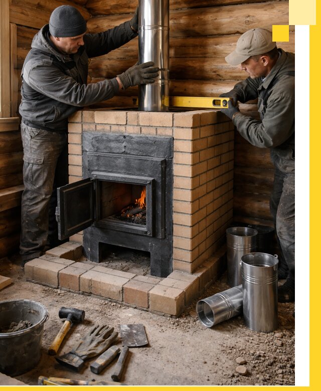 Проектирование, изготовление и установка банных печей в Кузнецке