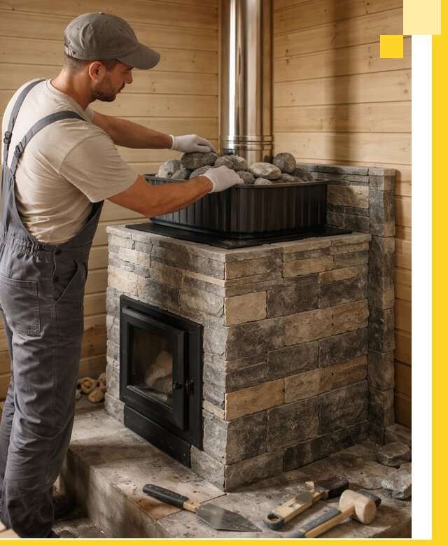 Печи для парной в Кузнецке, производство, монтаж и обслуживание