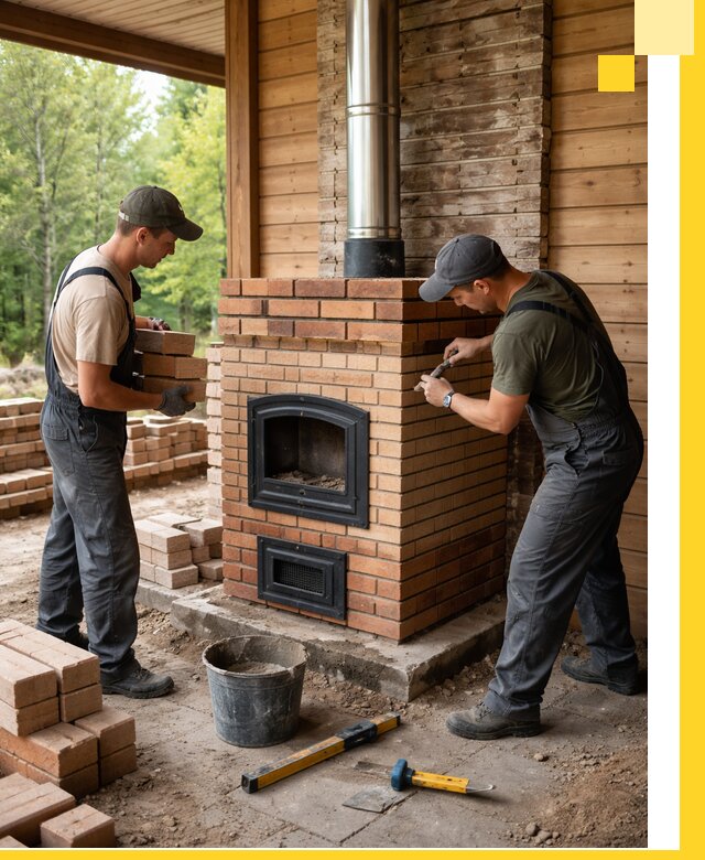 Производство и установка дачных печей под ключ в Кузнецке
