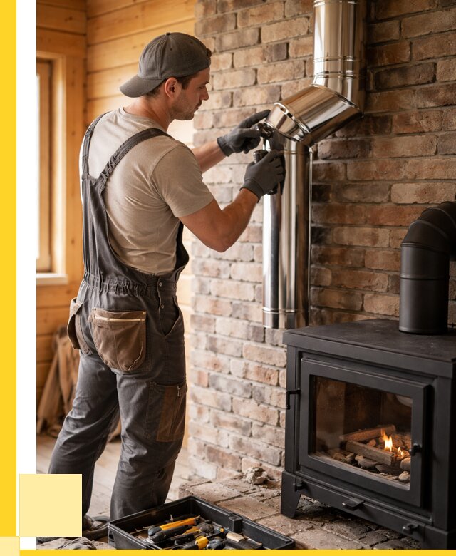 Монтаж дымоходов для печей в Кузнецке от 7818 р. | ЭриданКнц