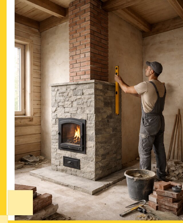 Печи и дымоходы под ключ в Кузнецке от 46908 р., ЭриданКнц