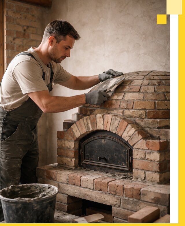 Изготовление и монтаж помпейских печей на заказ в Кузнецке