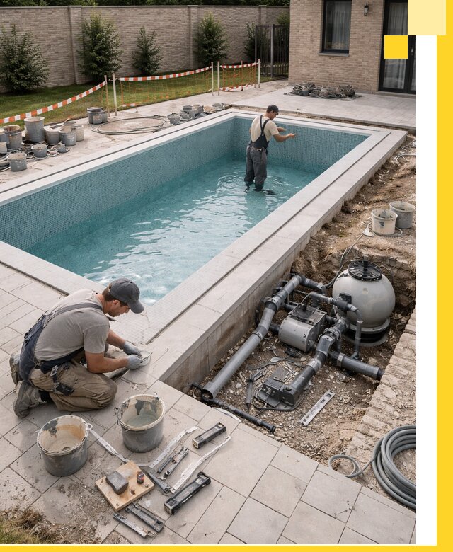 Строительство бассейнов под ключ в Кузнецке: проекты и монтаж