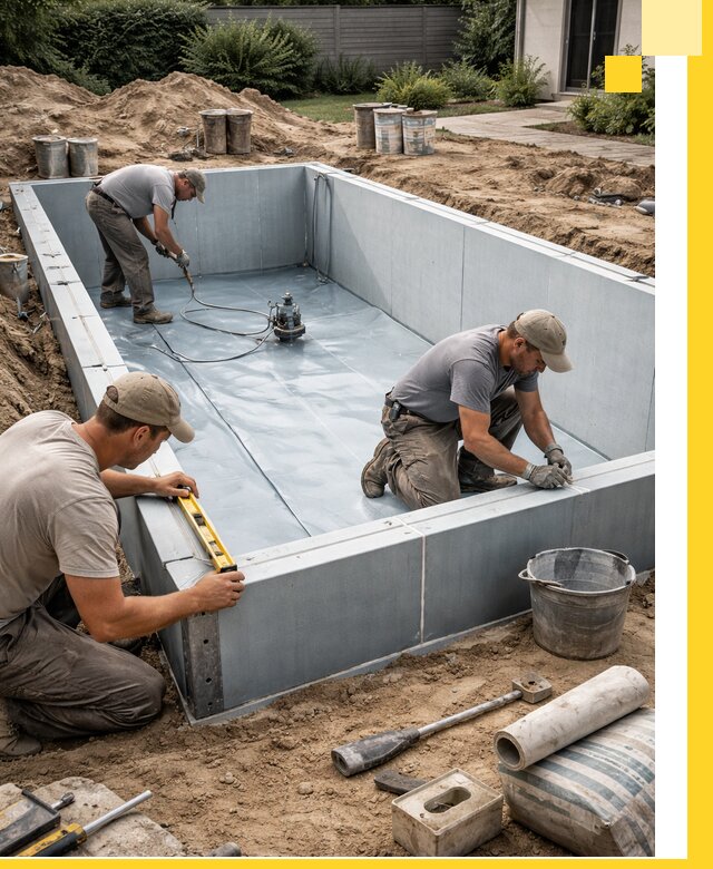 Профессиональный монтаж бассейнов под ключ в Кузнецке с гарантией