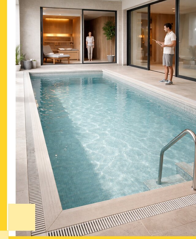 Отделка бассейна пленкой ПВХ в Кузнецке от 3648 р. - ЭриданКнц