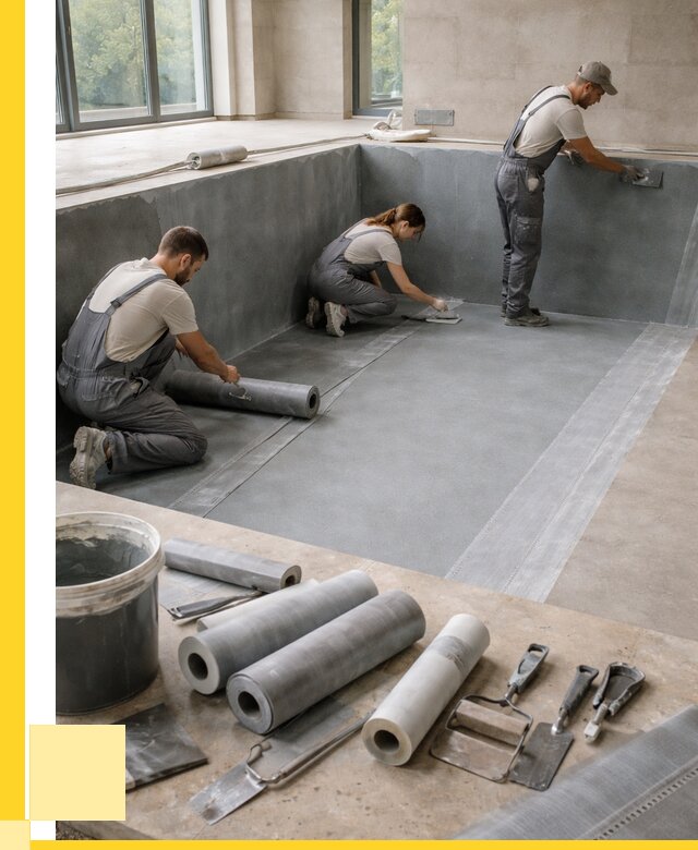 Гидроизоляция бассейнов в Кузнецке от 2085 р., ЭриданКнц