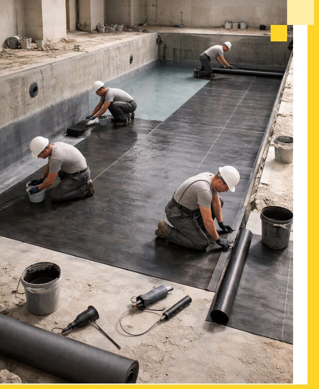 Профессиональная гидроизоляция бассейнов и чаш в Кузнецке под ключ