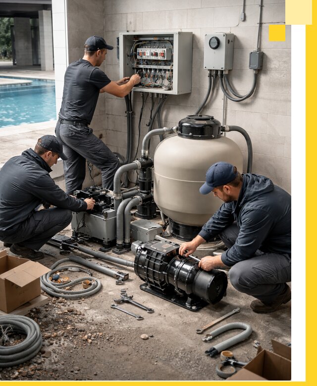 Профессиональный монтаж оборудования для бассейнов в Кузнецке