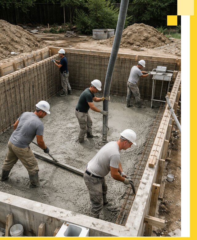 Строительство бетонных бассейнов под ключ в Кузнецке