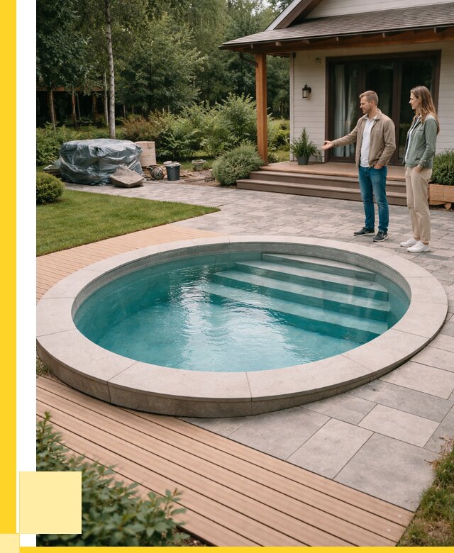 Бассейн на даче под ключ в Кузнецке от 208480 р., ЭриданКнц