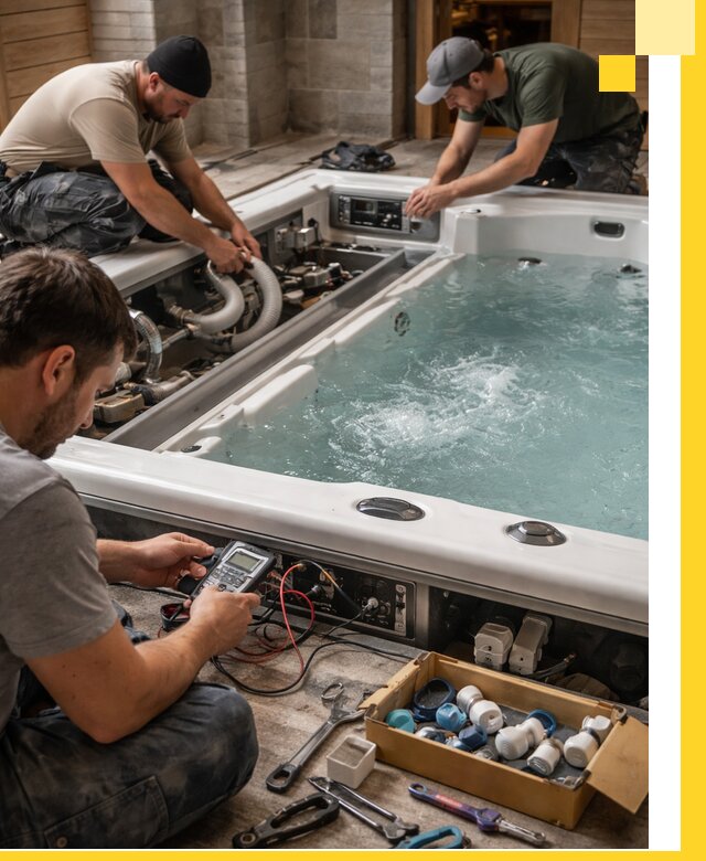 Гидромассажные бассейны под ключ в Кузнецке, дизайн и монтаж