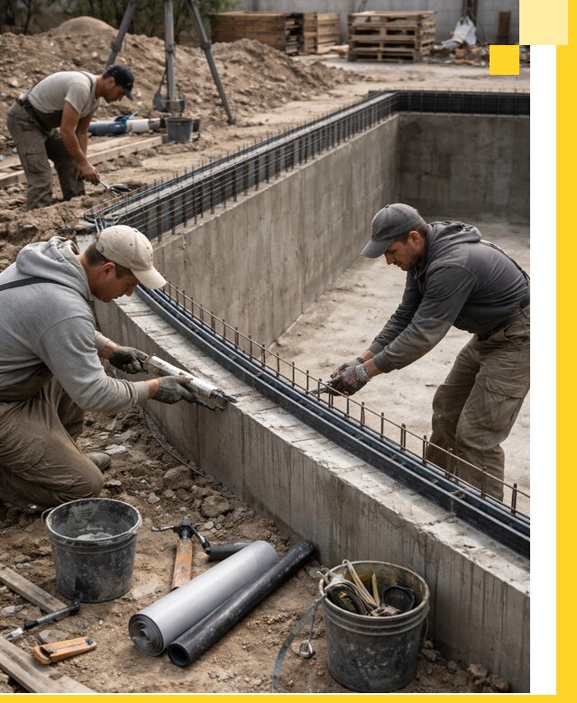 Качественный монтаж чаши бассейна в Кузнецке под ключ с гарантией