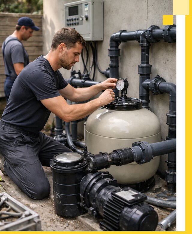 Поставка и монтаж фильтровального оборудования для бассейнов в Кузнецке