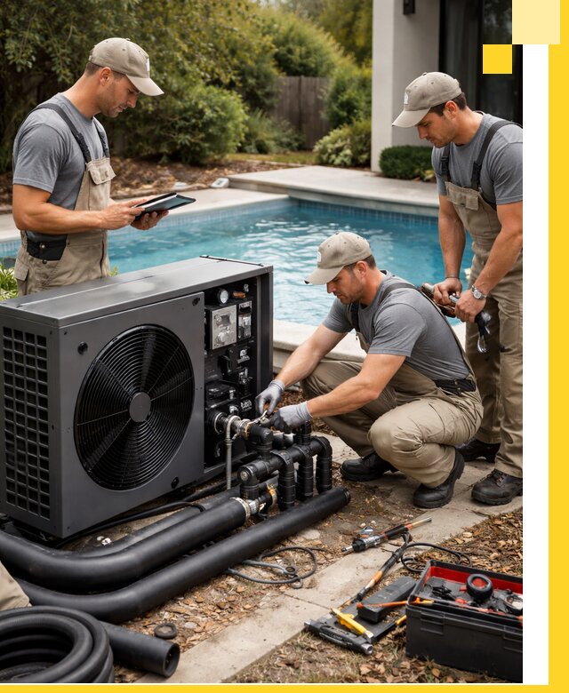 Проектирование и установка тепловых насосов для бассейнов в Кузнецке