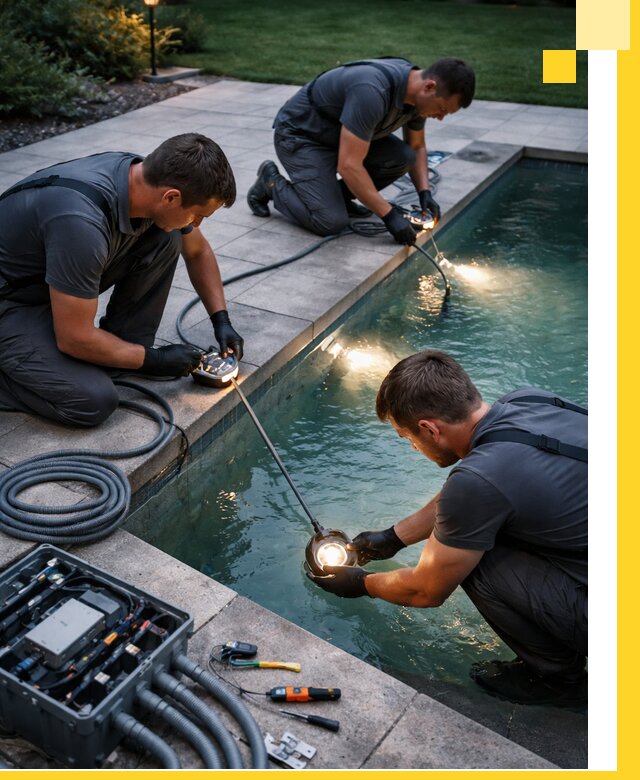 Профессиональное освещение бассейнов в Кузнецке: дизайн и монтаж