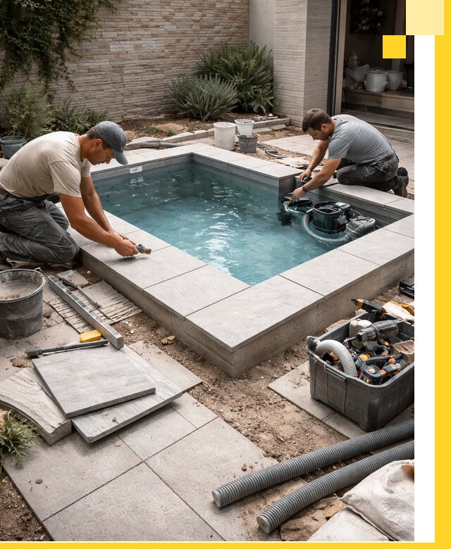 Мини бассейны под ключ в Кузнецке, дизайн и установка