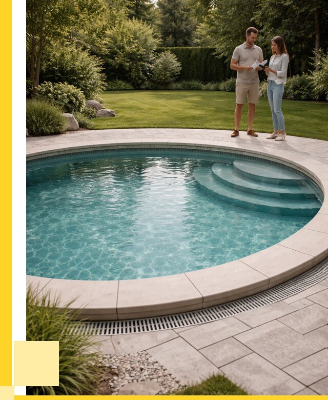 Круглые каркасные бассейны купить в Кузнецке от 260600 р. | ЭриданКнц