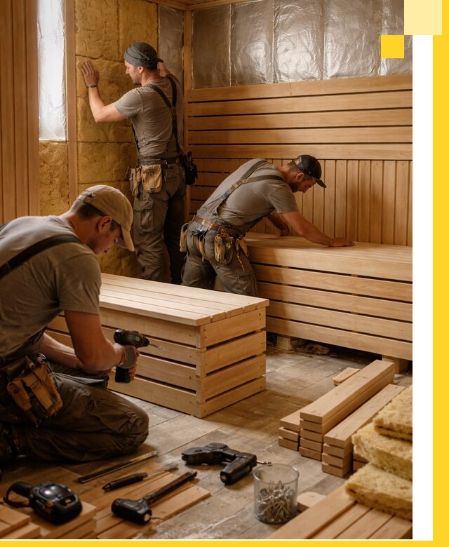 Профессиональное строительство саун под ключ в Кузнецке