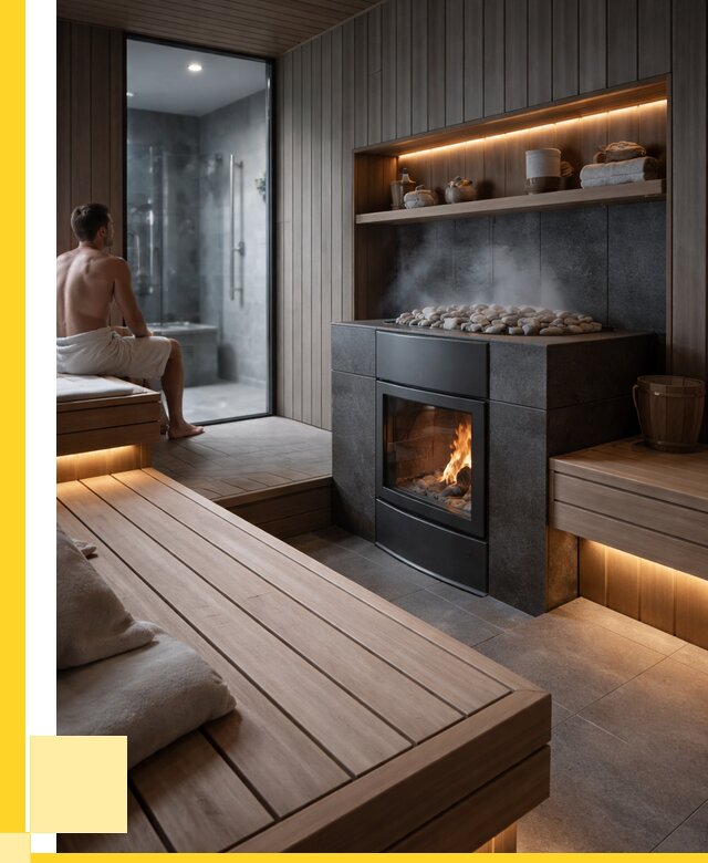 Проект сауны в частном доме в Кузнецке от 36484 р. | ЭриданКнц