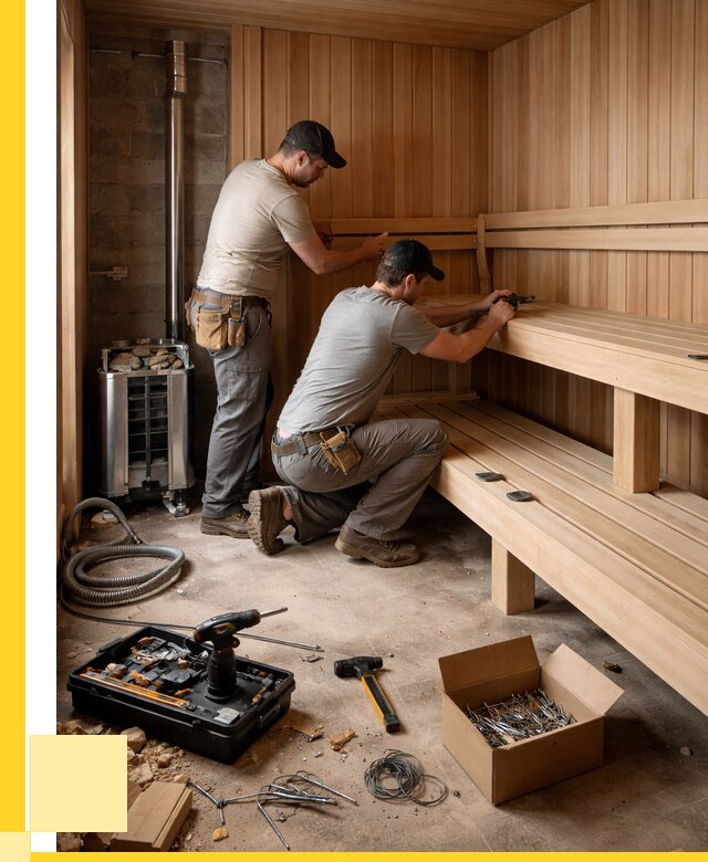 Монтаж саун под ключ в Кузнецке от 125088 р. | ЭриданКнц