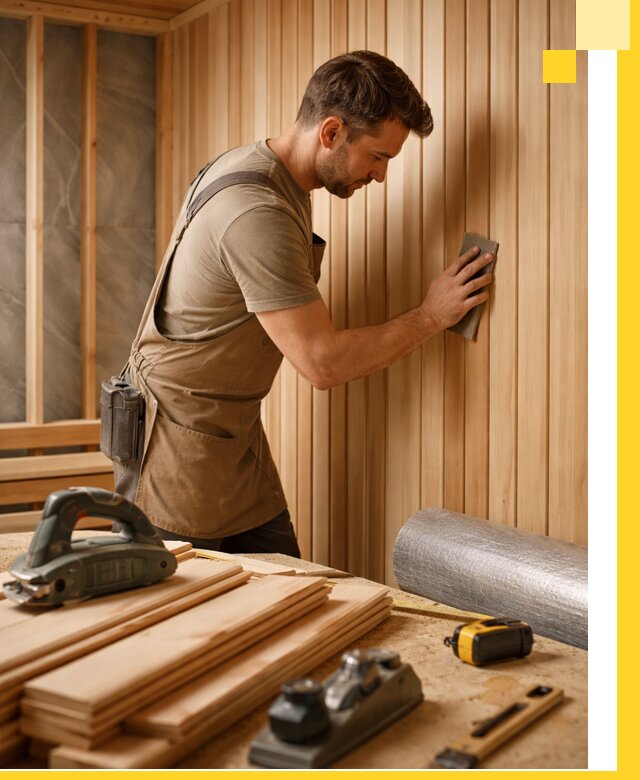 Профессиональная отделка саун и парных под ключ в Кузнецке