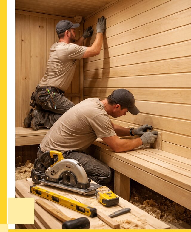 Обшивка саун вагонкой в Кузнецке от 2606 р. | ЭриданКнц