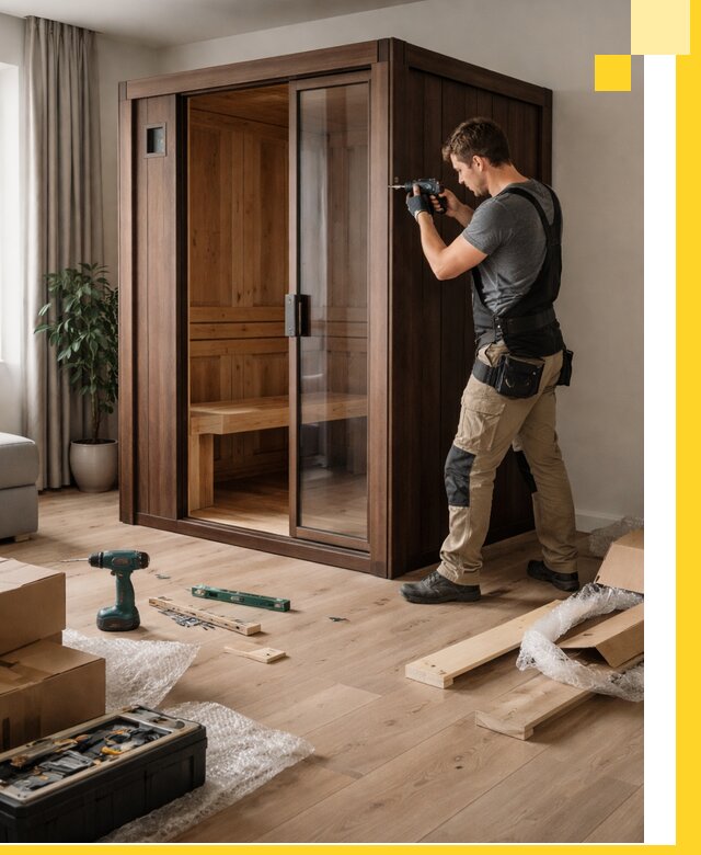 Установка и производство мини саун под ключ в Кузнецке