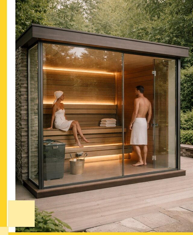 Сауна стеклянная и двери для сауны в Кузнецке от 260600 р. | ЭриданКнц