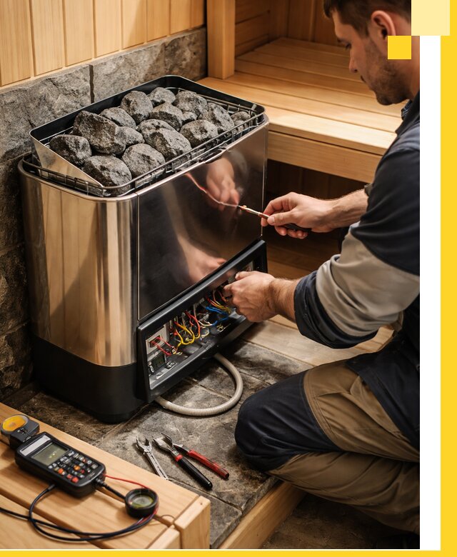 Продажа и установка электрокаменок для саун в Кузнецке