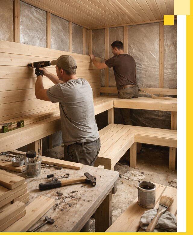 Профессиональная отделка бань и саун под ключ в Кузнецке